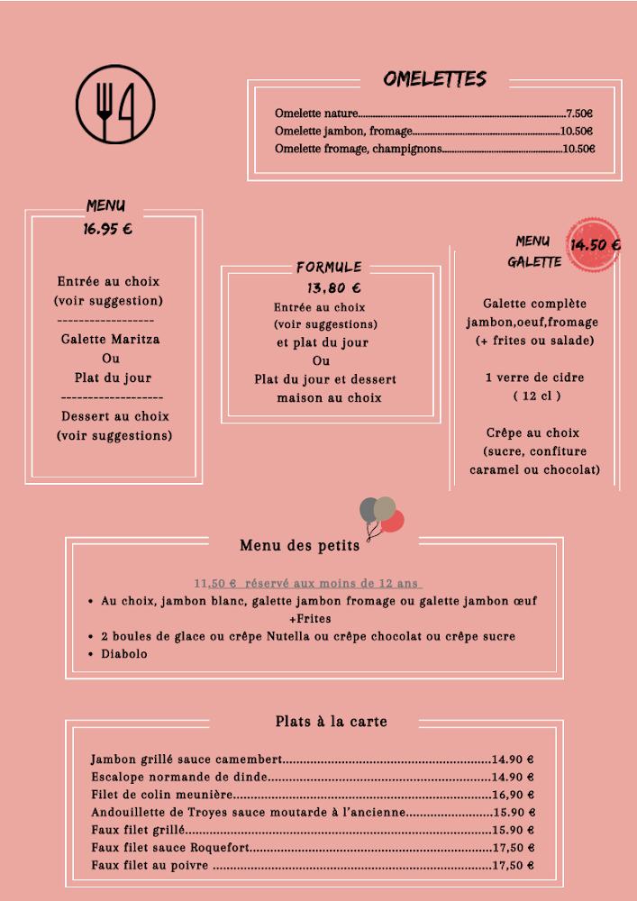 Grill - Crêperie "La Maritza" - Menu Image 2